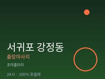 제주 서귀포시 강정동출장마사지