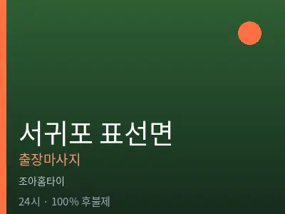 제주 서귀포시 표선면출장마사지