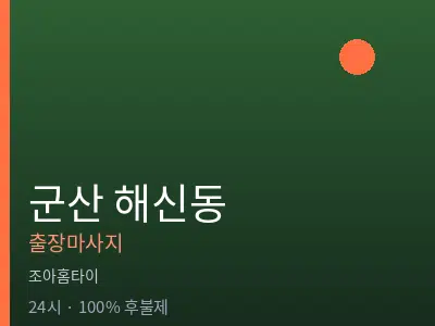 전북 군산시 해신동출장마사지