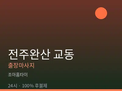 전북 전주시완산구 교동출장마사지