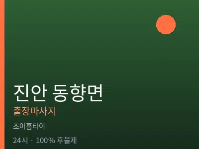 전북 진안군 동향면출장마사지