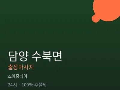 전남 담양군 수북면출장마사지