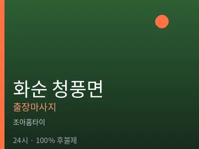 전남 화순군 청풍면출장마사지