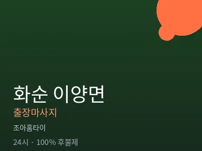 전남 화순군 이양면출장마사지