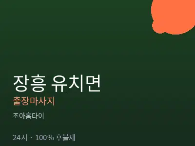 전남 장흥군 유치면출장마사지