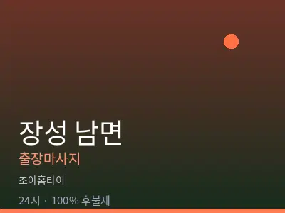 전남 장성군 남면출장마사지