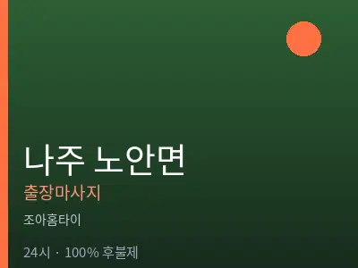 전남 나주시 노안면출장마사지