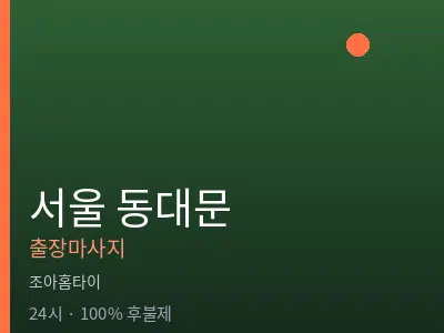 서울 동대문출장마사지