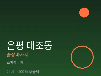 서울 은평구 대조동출장마사지