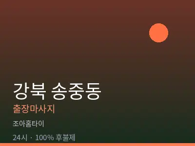 서울 강북구 송중동출장마사지