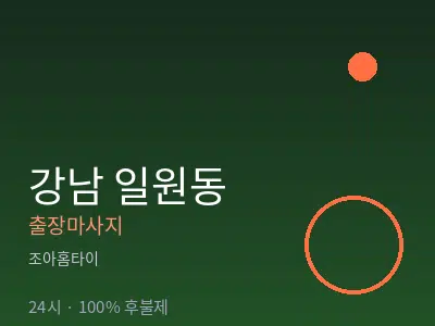 서울 강남구 일원동출장마사지