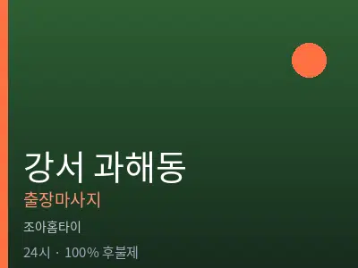 서울 강서구 과해동출장마사지