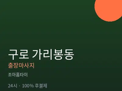 서울 구로구 가리봉동출장마사지