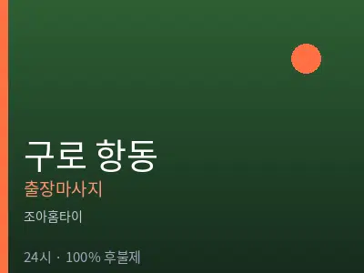 서울 구로구 항동출장마사지