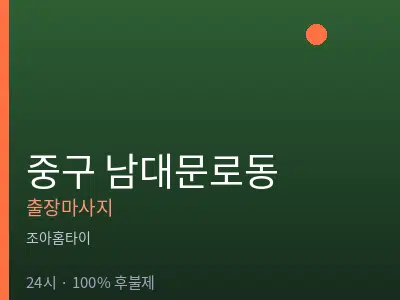 서울 중구 남대문로동출장마사지
