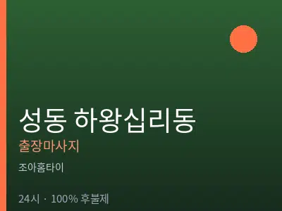 서울 성동구 하왕십리동출장마사지
